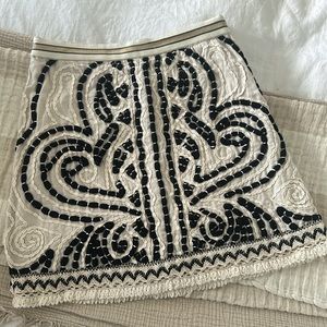 Anthropologie Embroidered Skirt Size 8